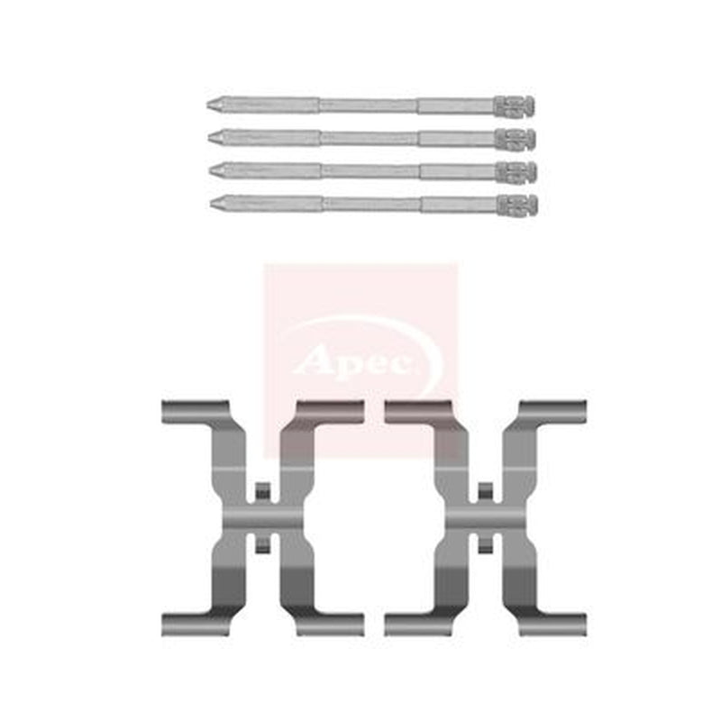 Apec Brake Pad Accessory Fitting Kit Front fits Jaguar F-Pace 2018 on 5.0