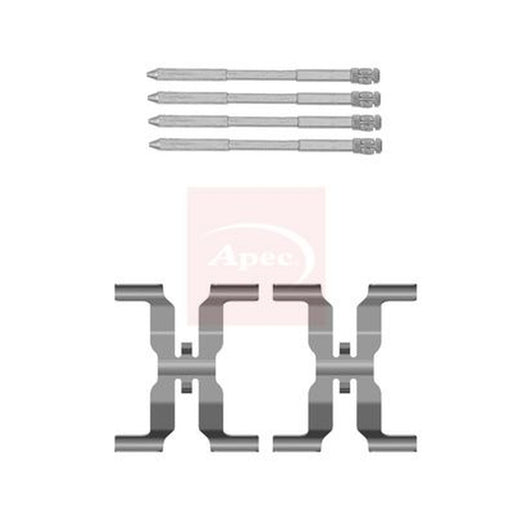 Apec Brake Pad Accessory Fitting Kit Front fits Jaguar F-Pace 2018 on 5.0