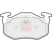 Apec Rear Brake Pad Set fits Renault Megane I 1996-2008 1.4 1.6 1.8 2.0