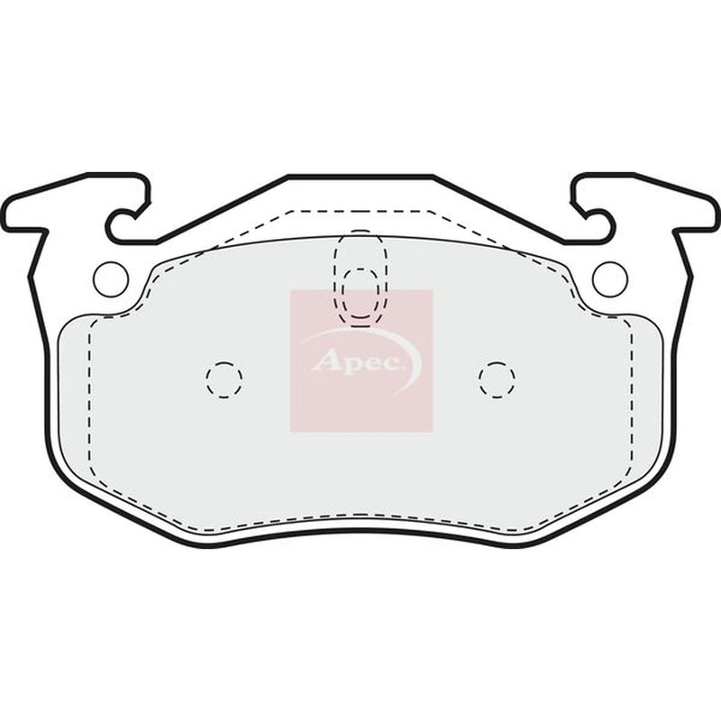 Apec Rear Brake Pad Set PAD891