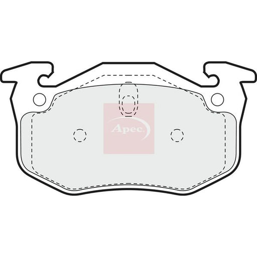 Apec Rear Brake Pad Set PAD891