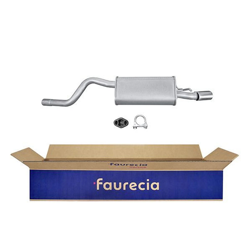 Hella End Silencer Rear fits Renault Twingo II 2007-2014 1.2 1.5