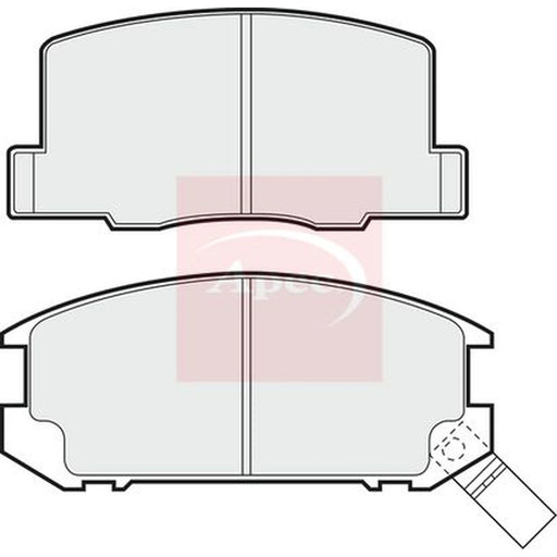 Apec Rear Brake Pad Set PAD499