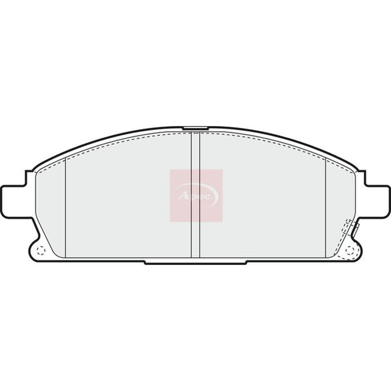 Apec Front Brake Pad Set PAD1311