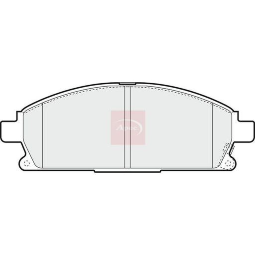 Apec Front Brake Pad Set fits Nissan Elgrand 1995-2010 2.5 3.0 3.2 3.5