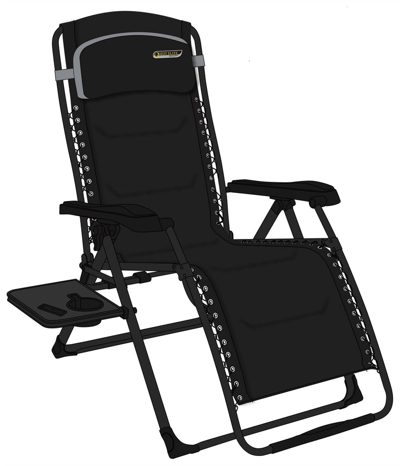 Quest Vienna Pro Relax XL Camping Caravan Chair with Side Table Quest - Dynamic Drive