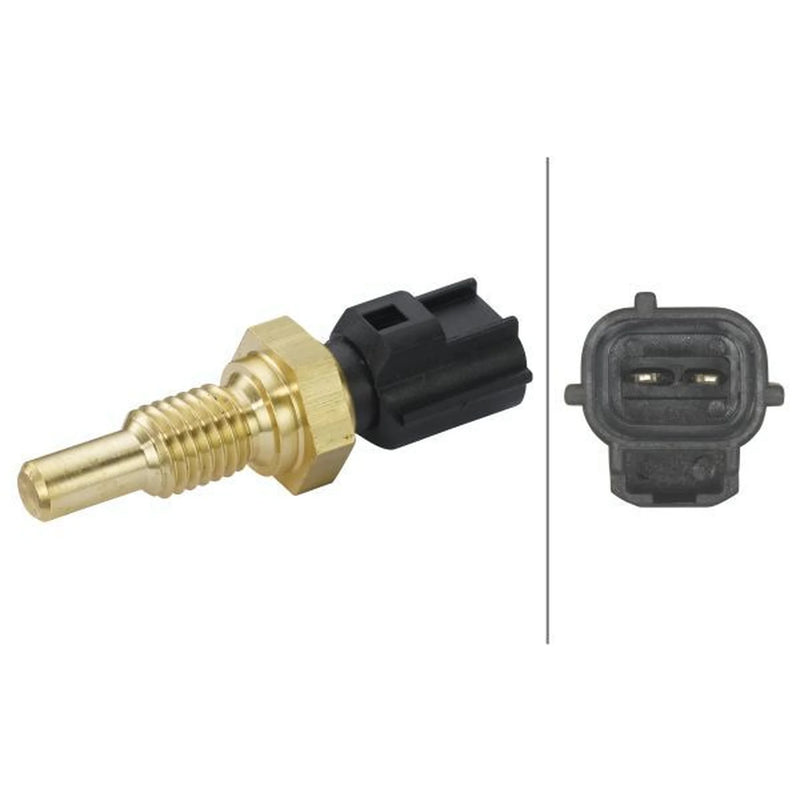 Hella Coolant Temperature Sensor Cylinder Head fits Ford Fiesta 2000-2002 1.6