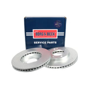 Borg & Beck Front Brake Discs & Pads fits Kia Sorento I 2002-2011 2.4 2.5 3.5