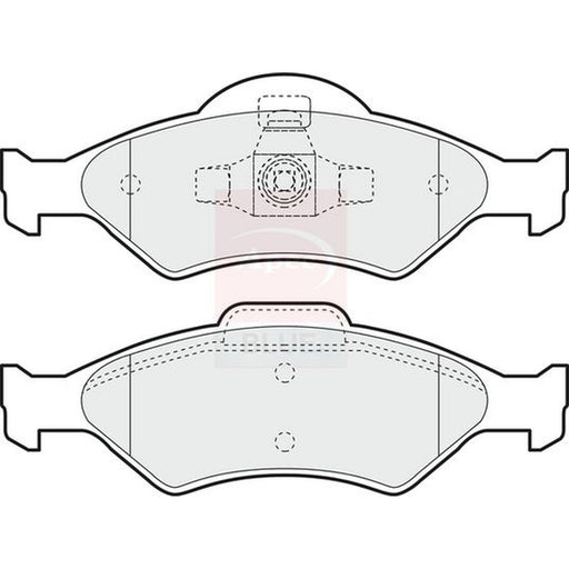 Apec Front Brake Pad Set fits Ford Courier Box Body/Mpv 2000-2003 1.8