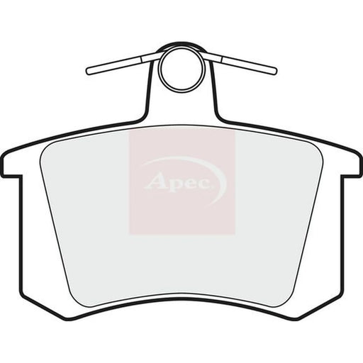 Apec Rear Brake Pad Set PAD827