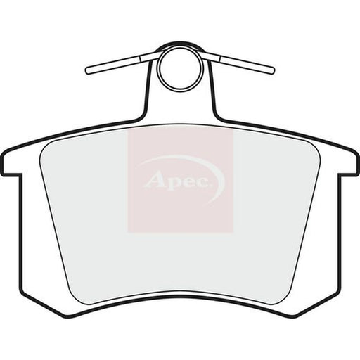 Apec Rear Brake Solid Discs & Pads fits Alfa Romeo 164 1987-1998 2.0