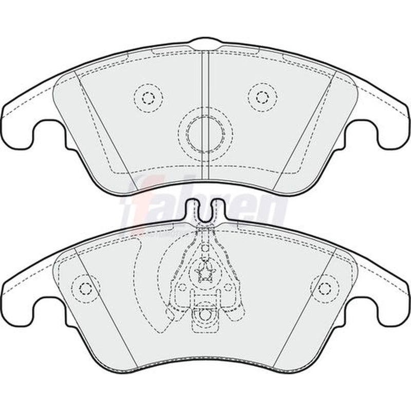 Fahren Front & Rear Brake Discs & Pads fits Mercedes-Benz E-Class T-Model