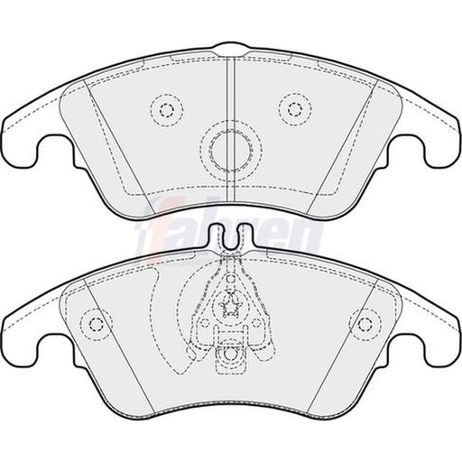 Fahren Front & Rear Brake Discs & Pads fits Mercedes-Benz E-Class T-Model