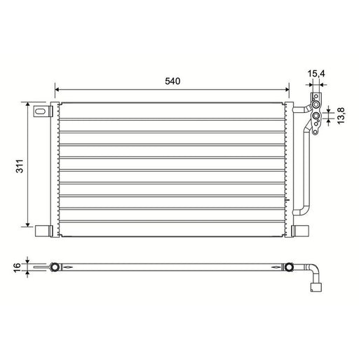 Valeo Air Conditioning Condenser 817405