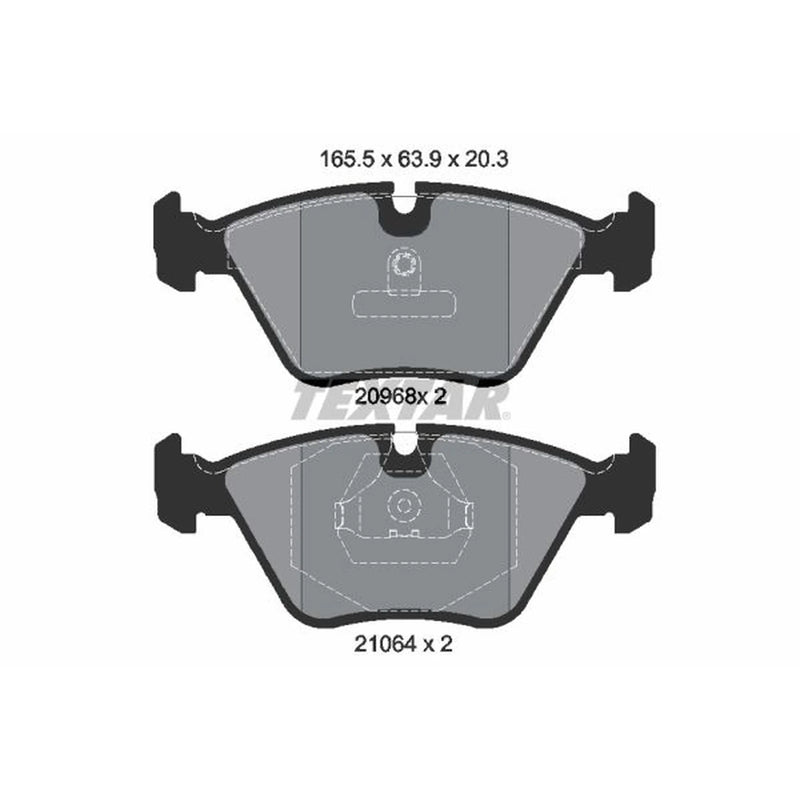 Textar Front Brake Pad Set 2096801