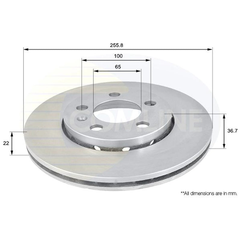 Comline Front & Rear Brake Discs & Pads fits Seat Ibiza 2002-2009 1.8 2.0