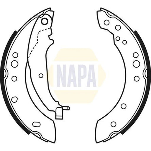 NAPA Brake Shoe Set Axle Kit NBS1068