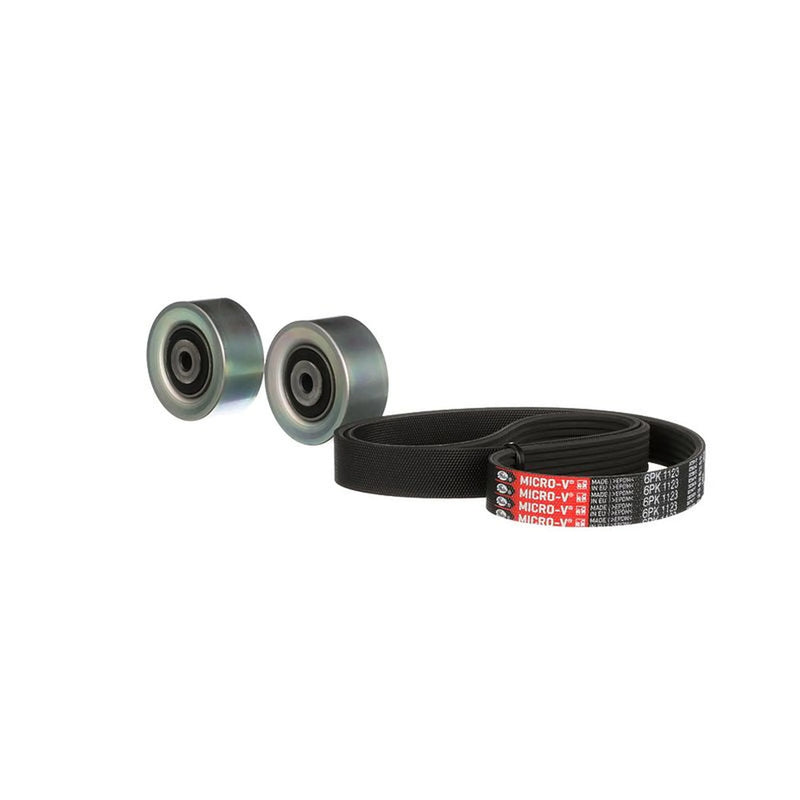 Gates V-Ribbed Belt Set fits Citroën C2 2003-2012 1.1 1.4 1.6