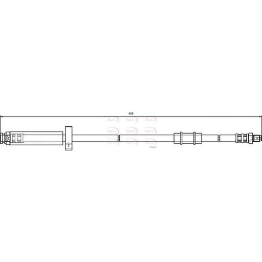 Apec Brake Hydraulic Hose Line Front HOS3231