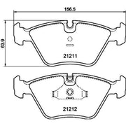 Mintex Front Brake Pad Set fits Audi 100 C3 1984-1990 1.8 2.2 2.3 2.5