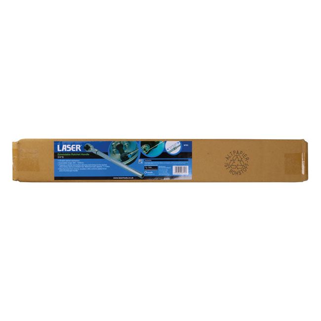 Laser Extendable Ratchet Handle 3/4"D Laser - Dynamic Drive