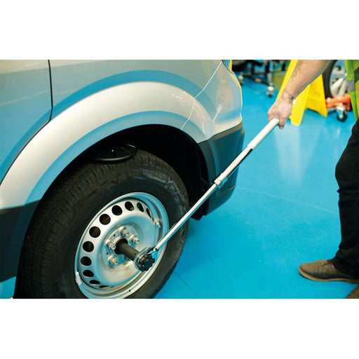 Laser Extendable Ratchet Handle 1"D Laser - Dynamic Drive