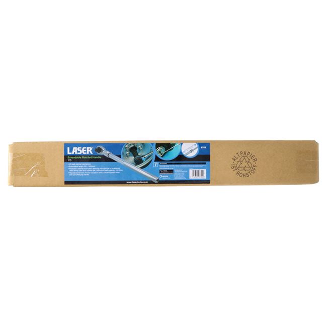 Laser Extendable Ratchet Handle 1"D Laser - Dynamic Drive