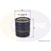 Comline Service Kit with Air & Oil Filters fits Ford Ranger 2011 on 2.5