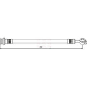 Apec Brake Hydraulic Hose Line Rear Right fits Nissan Qashqai I 2006-2013