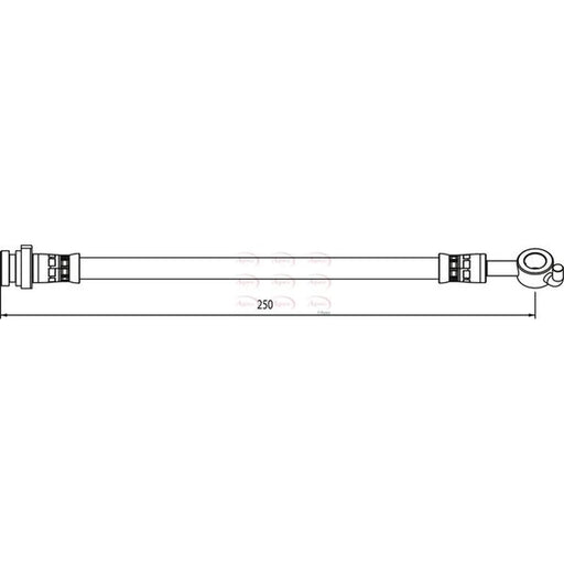 Apec Brake Hydraulic Hose Line outer HOS4059