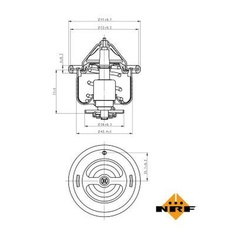 NRF Thermostat,Coolant 725110