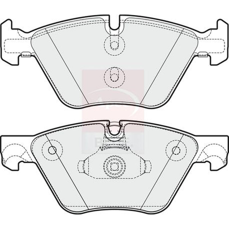 Apec Front & Rear Pads fits BMW 5 2009-2017