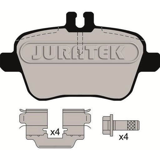 Juratek Front & Rear Pads fits Mercedes-Benz Slk 2011 on 172.447 172.448