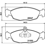 Mintex Front & Rear Brake Discs & Pads fits Vauxhall Astra 1991-1998 1.8
