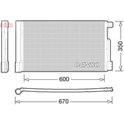 Denso Air Conditioning Condenser DCN01004