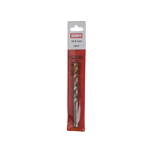 Dormer A002 HSS-TiN Coated Jobber Drill 8.00mm OL:117mm WL:75mm Dormer - Dynamic Drive