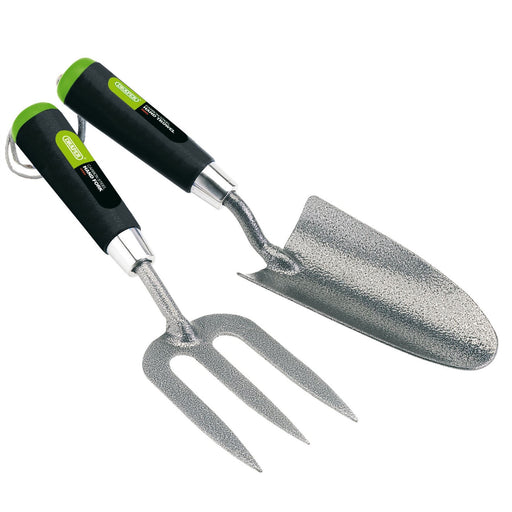 Draper Carbon Steel Heavy Duty Hand Fork and Trowel Set (2 Piece) 65960 Draper - Dynamic Drive
