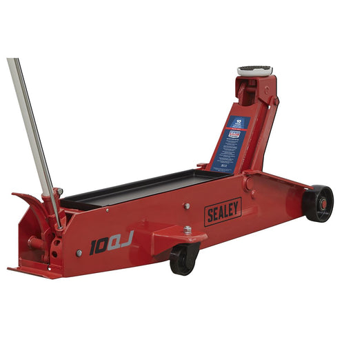 Sealey Premier Premier Long Reach Trolley Jack 10 Tonne 10QJ Sealey Premier - Dynamic Drive
