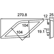 Hella Direction Indicator Light Right