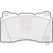 Apec Front Brake Pad Set fits Cadillac Ats 2013 on 2.0