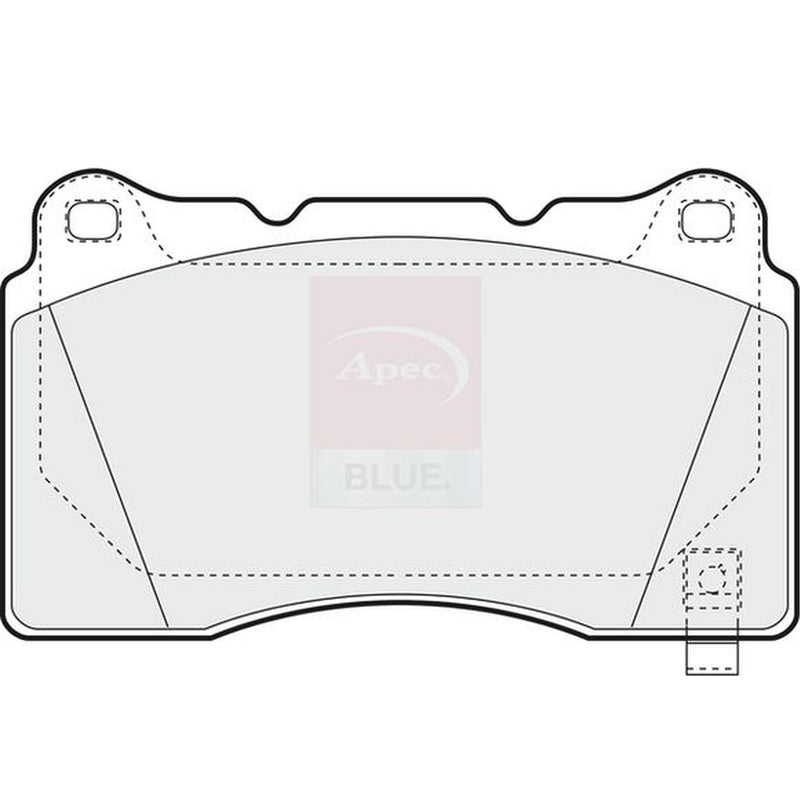 Apec Front Brake Pad Set fits Cadillac Ats 2013 on 2.0