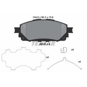Textar Brake Pad Set 2264301