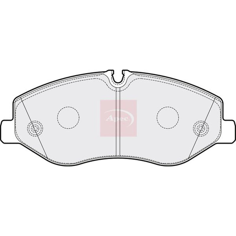 Apec Front Brake Pad Set PAD2051