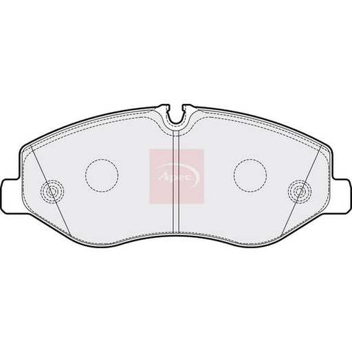 Apec Front Brake Pad Set fits Mercedes-Benz V-Class 2014-2015