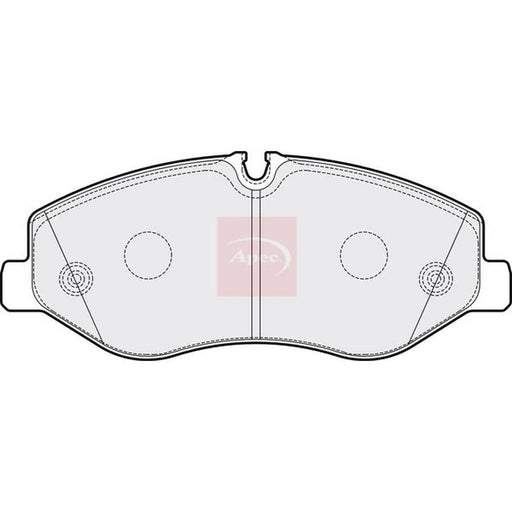 Apec Front Brake Pad Set PAD2051