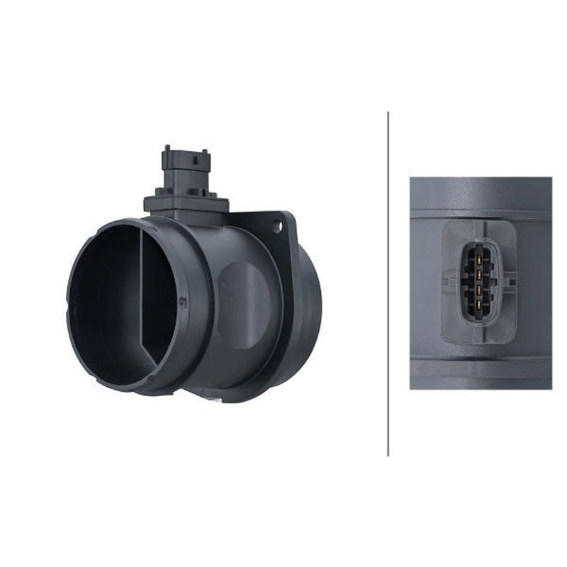 Hella MAF Sensor (Mass Air Flow) Left fits Jaguar E-Pace 2017 on 2.0