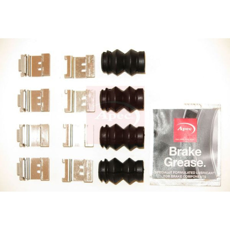 Apec Brake Pad Accessory Fitting Kit Front fits Toyota Auris 2012-2018