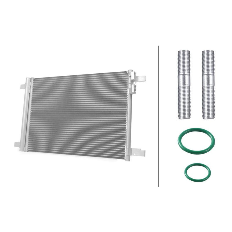 Hella Air Conditioning Condenser fits Audi A1 2018 on