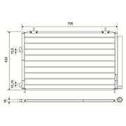 Valeo Air Conditioning Condenser 814046