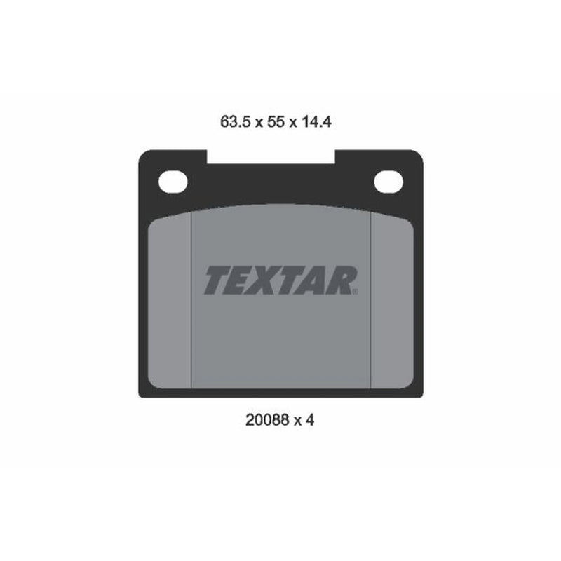 Textar Front Brake Pad Set 2008802